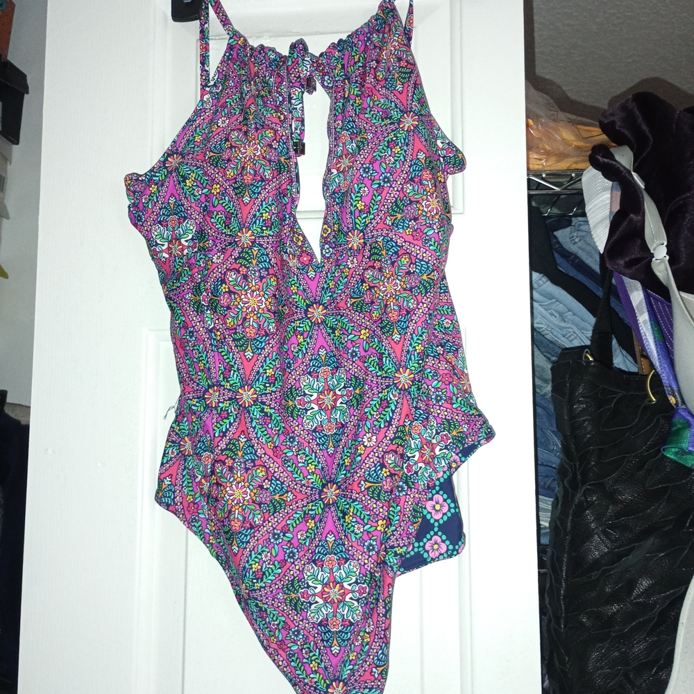 Colorful Patterned Swimsuit